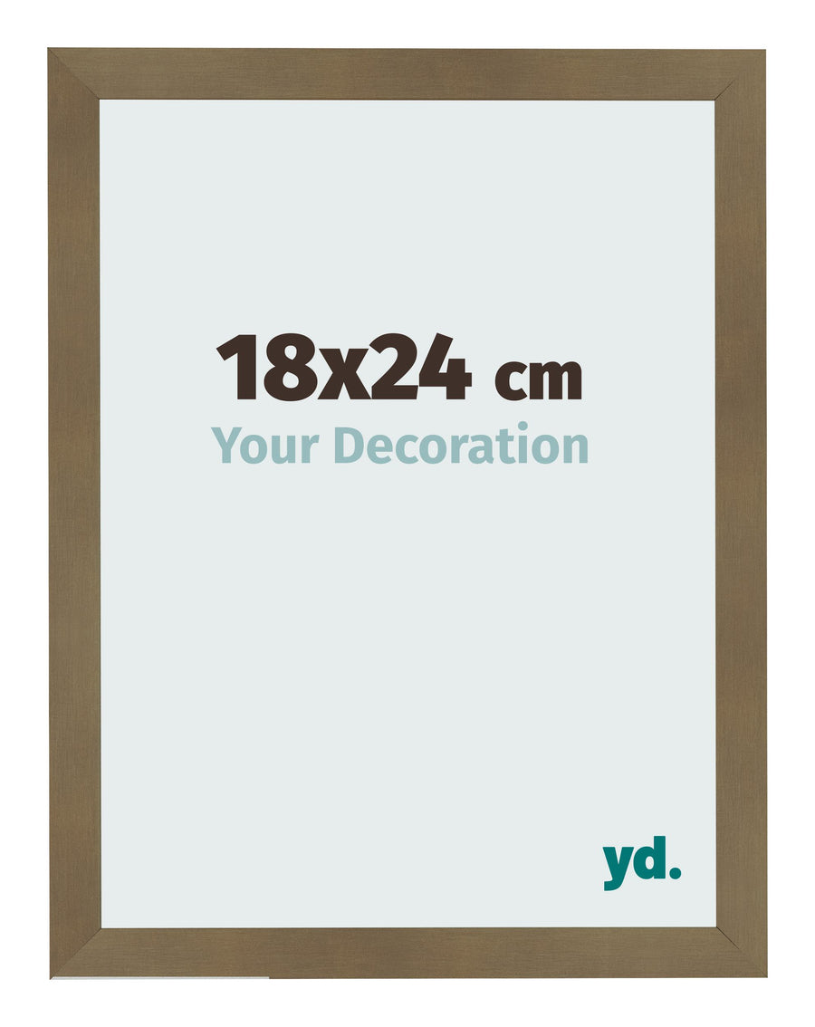 Photo Frame 18x24cm Bronze Design MDF Bologna Front Size | Yourdecoration.com