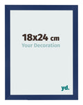 Photo Frame 18x24cm Dark Blue Swept MDF Bologna Front Size | Yourdecoration.com