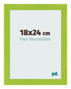 Photo Frame 18x24cm Green MDF Pisa Front Size | Yourdecoration.com