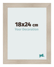 Photo Frame 18x24cm Oak Rustic MDF Pisa Front Size | Yourdecoration.com