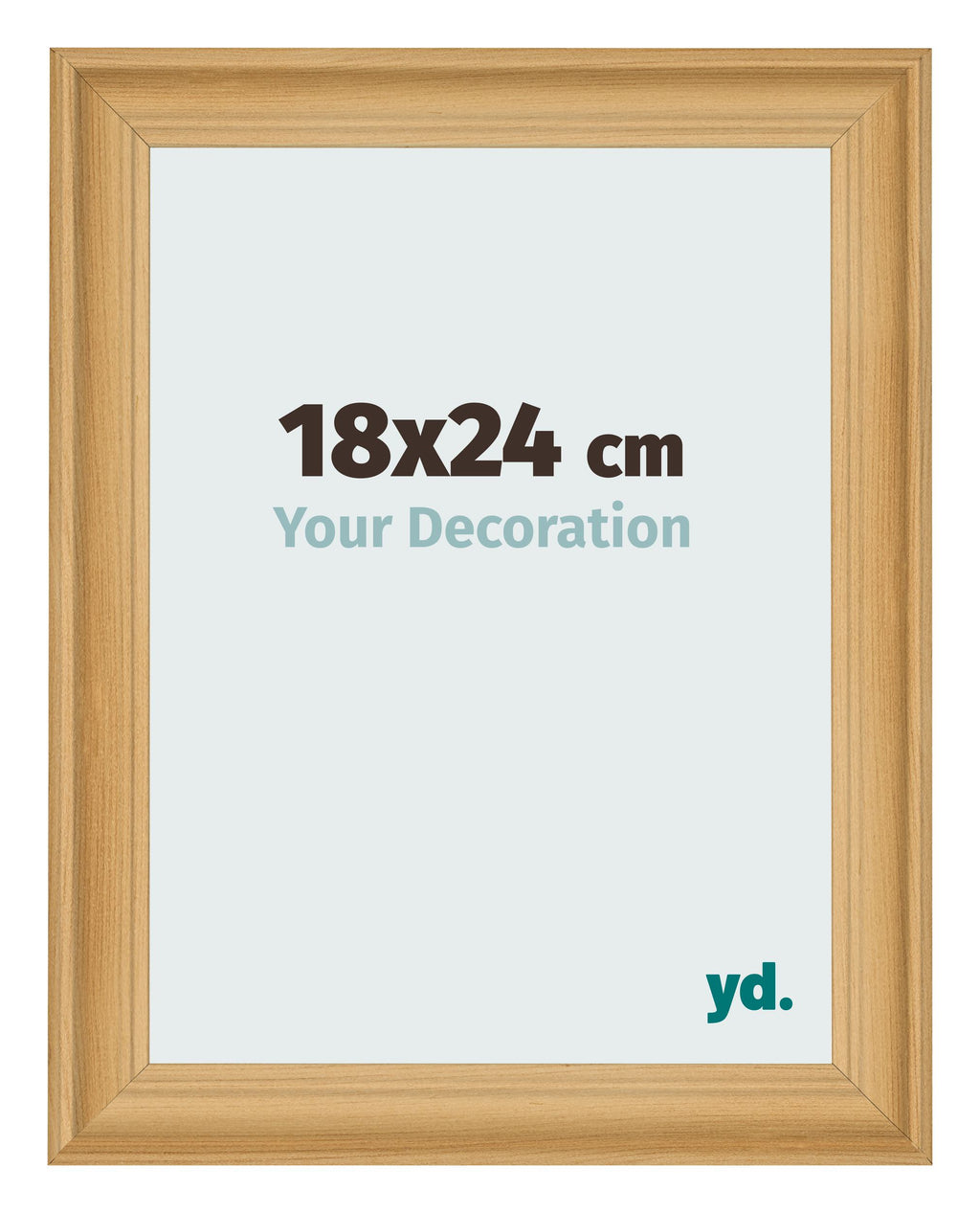 Photo Frame 18x24cm Pine Woodgrain MDF Lazio Front Size | Yourdecoration.com