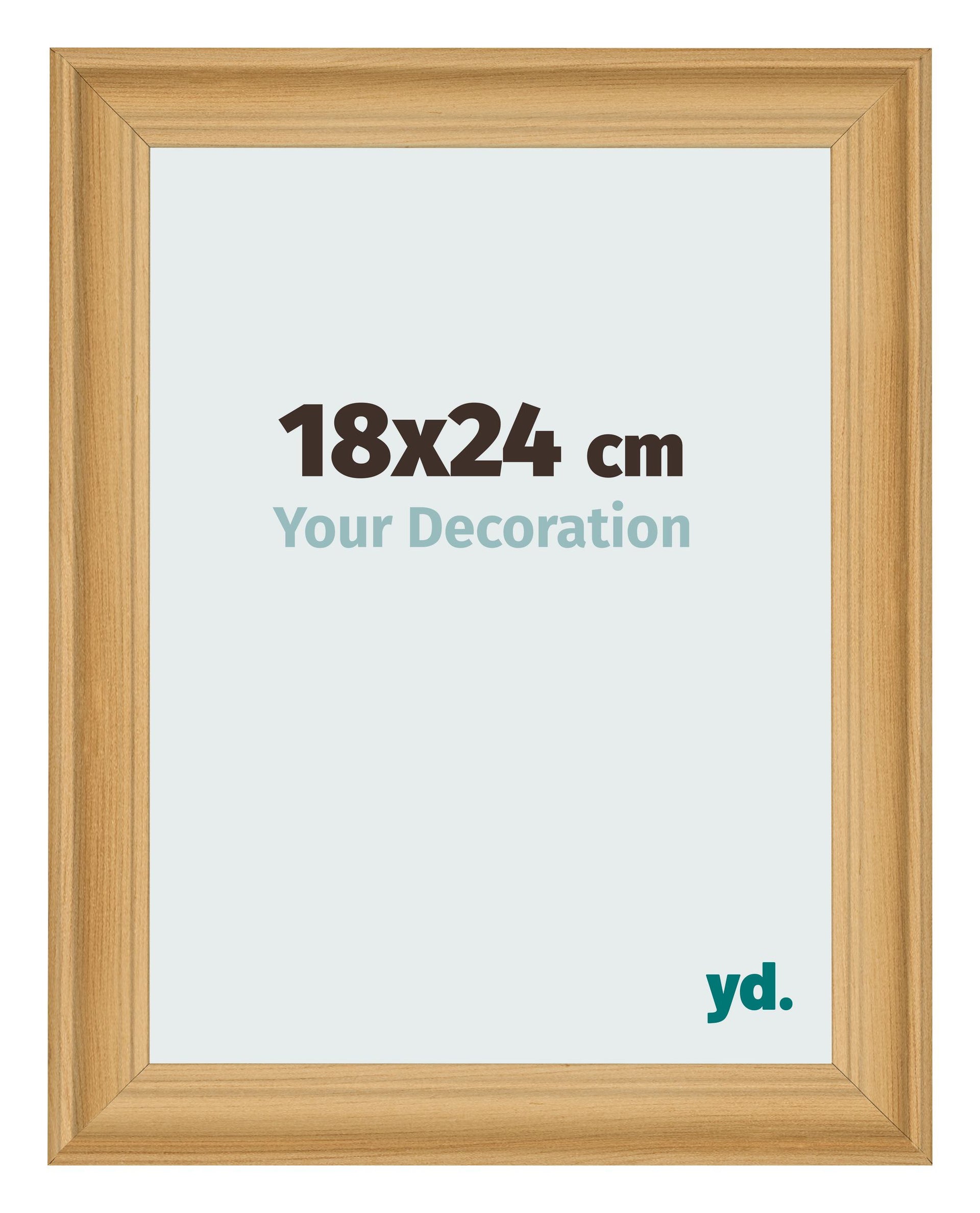 Photo Frame 18x24cm Pine Woodgrain MDF Lazio Front Size | Yourdecoration.com