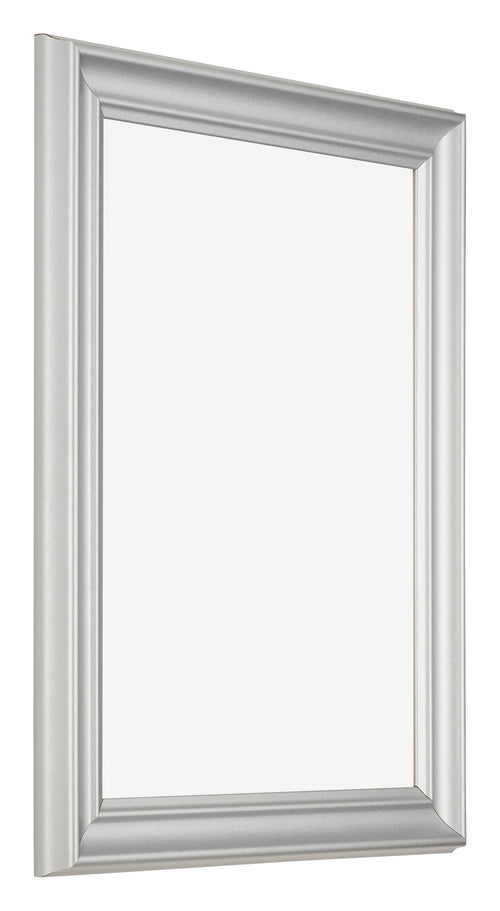 Photo Frame 18x24cm Silver Matte MDF Lazio Front Oblique | Yourdecoration.com