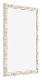 Photo Frame 18x24cm White Vintage MDF Bologna Front Oblique | Yourdecoration.com