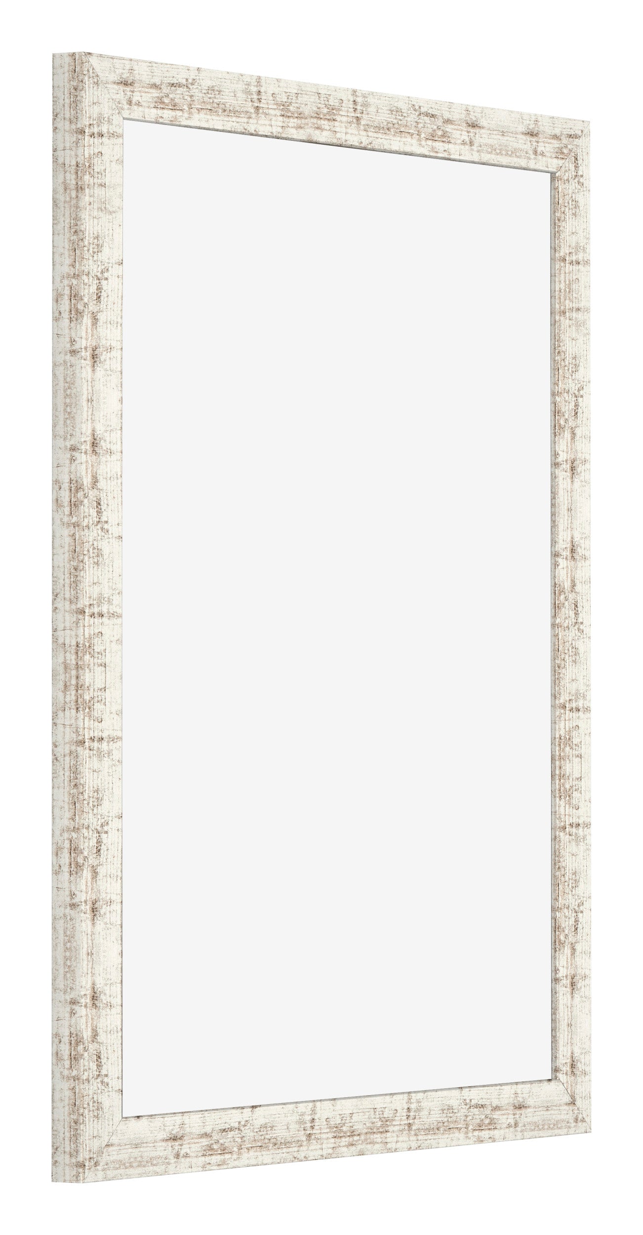 Photo Frame 18x24cm White Vintage MDF Bologna Front Oblique | Yourdecoration.com