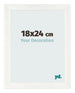 Photo Frame 18x24cm White Vintage MDF Pisa Front Size | Yourdecoration.com