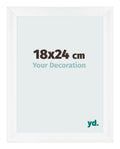 Photo Frame 18x24cm White Vintage MDF Pisa Front Size | Yourdecoration.com