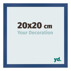 Photo Frame 20x20 cm Dark Blue MDF Bologna Front Size | Yourdecoration.com