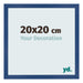 Photo Frame 20x20 cm Dark Blue MDF Bologna Front Size | Yourdecoration.com
