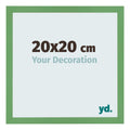 Photo Frame 20x20 cm Green MDF Bologna Front Size | Yourdecoration.com