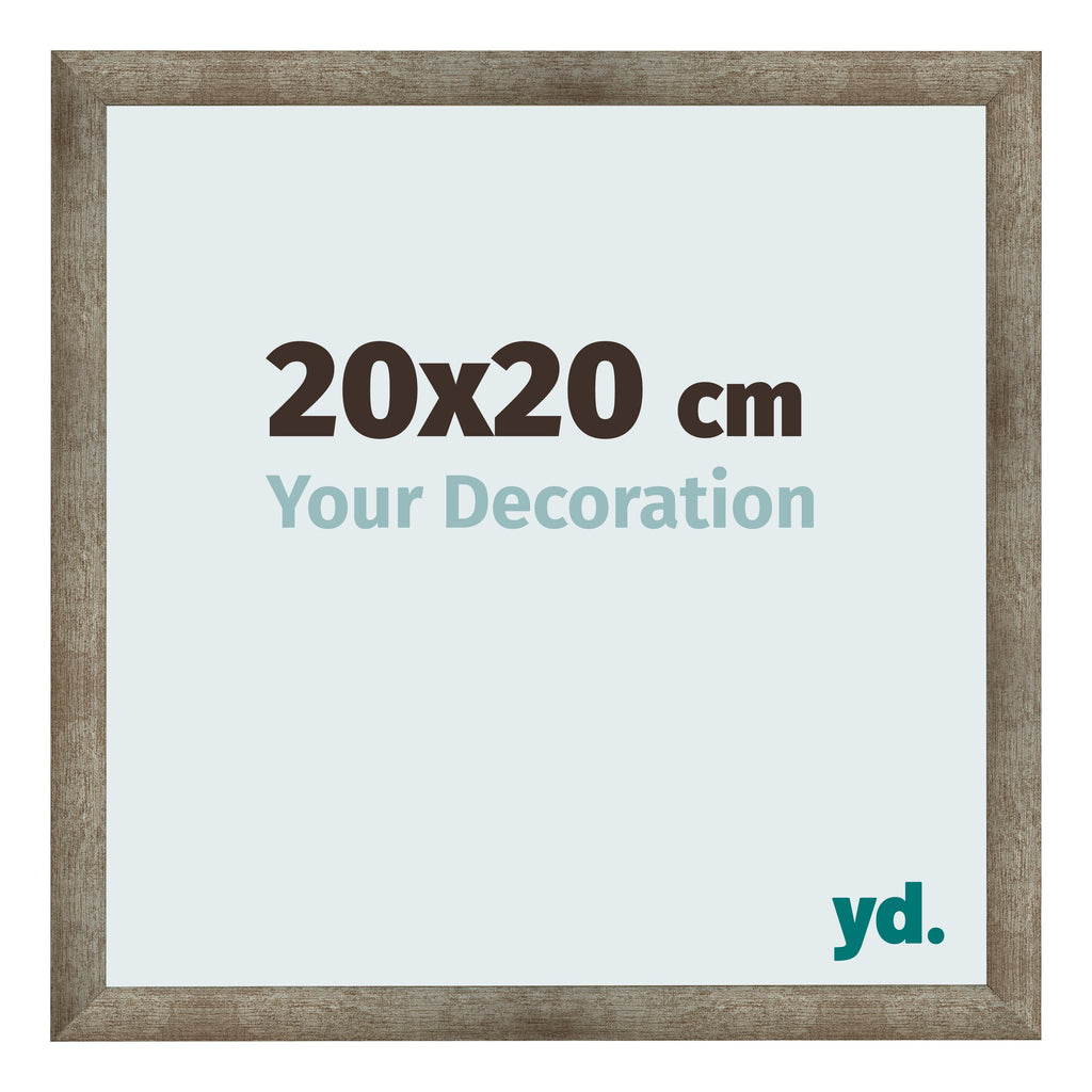 Photo Frame 20x20 cm Metal Vintage MDF Bologna Front Size | Yourdecoration.com
