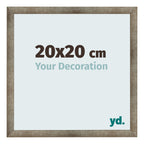Photo Frame 20x20 cm Metal Vintage MDF Bologna Front Size | Yourdecoration.com