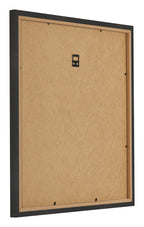 Photo Frame 20x20cm Black Matte MDF Bologna Back Oblique | Yourdecoration.com