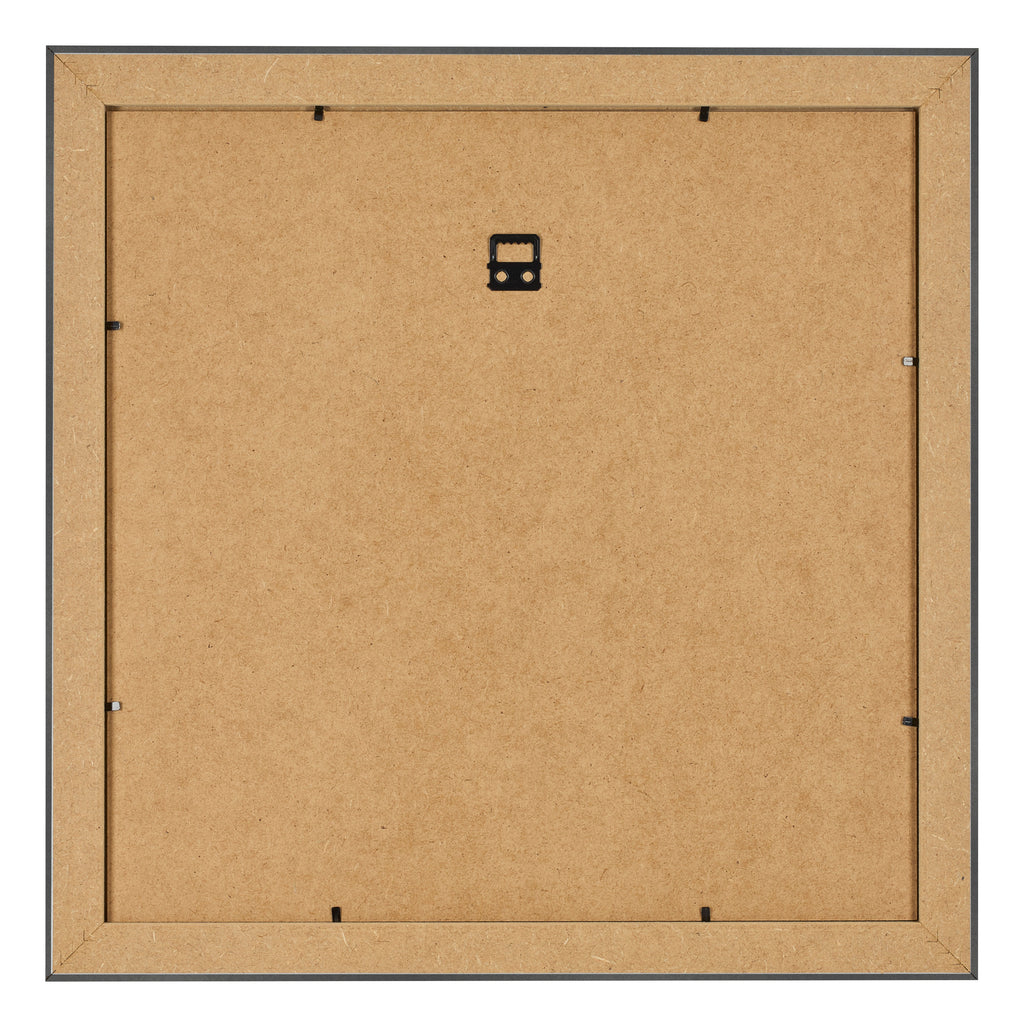 Photo Frame 20x20cm Black Silver Polished MDF Pisa Back | Yourdecoration.com