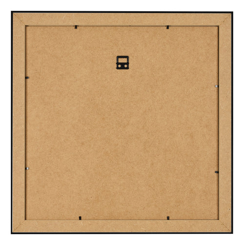Photo Frame 20x20cm Black Silver Polished MDF Pisa Back | Yourdecoration.com