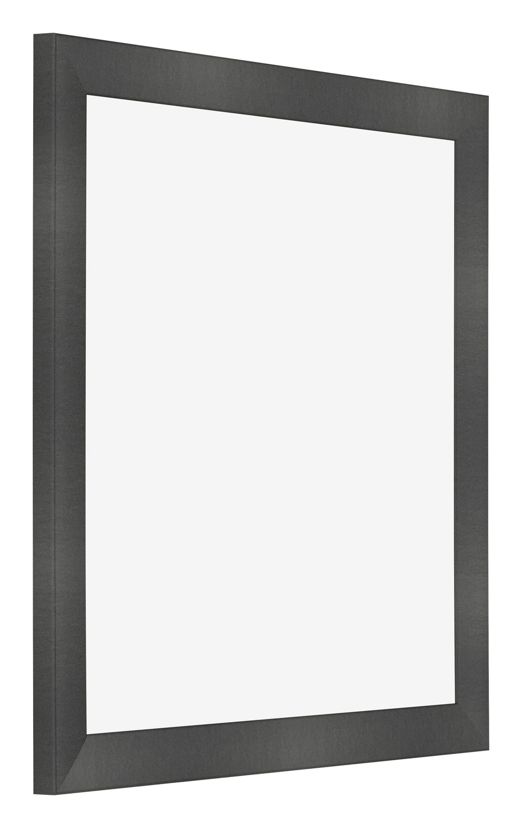 Photo Frame 20x20cm Black Silver Polished MDF Pisa Front Oblique | Yourdecoration.com