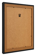 Photo Frame 20x20cm Black Woodgrain MDF Lazio Back Oblique | Yourdecoration.com