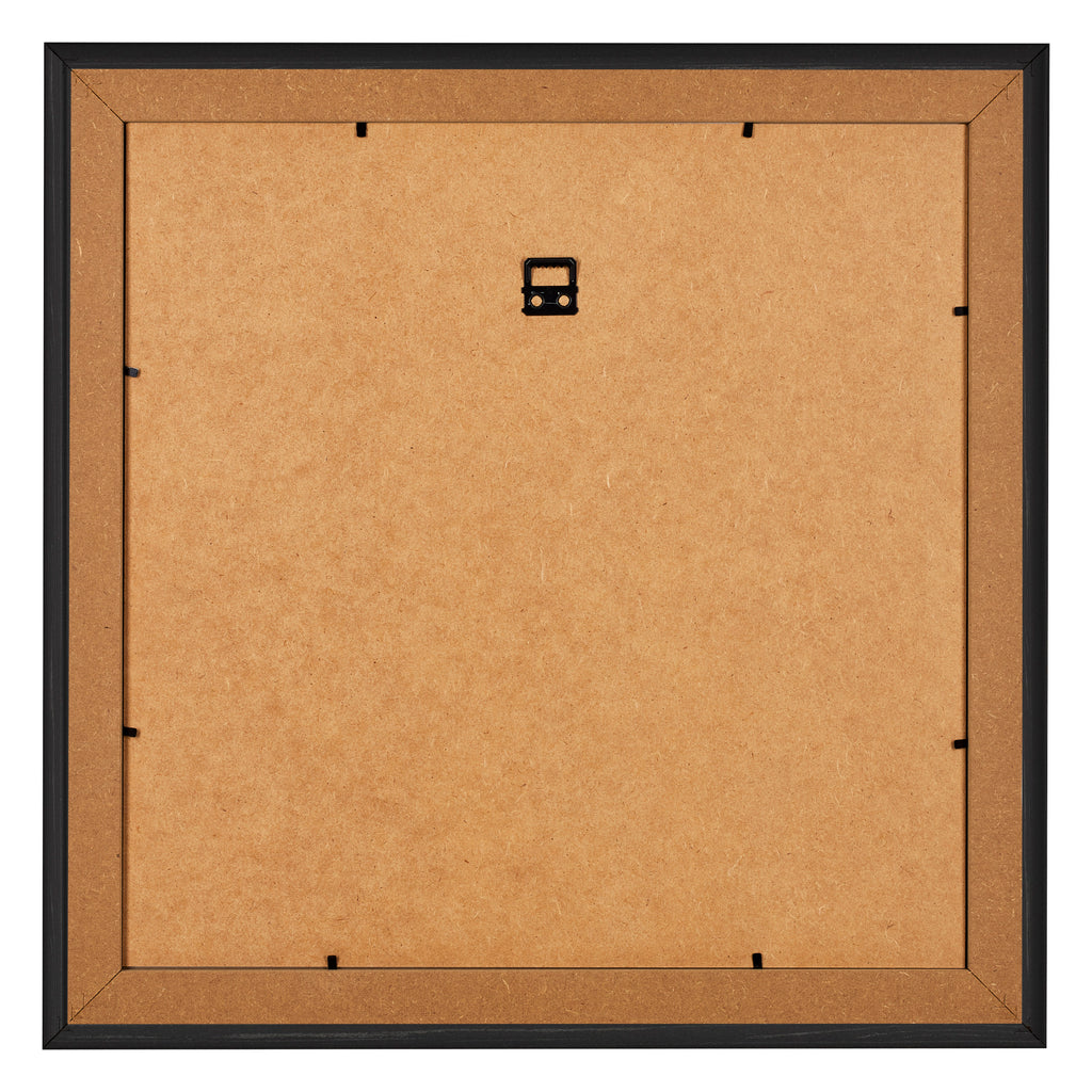 Photo Frame 20x20cm Black Woodgrain MDF Lazio Back | Yourdecoration.com