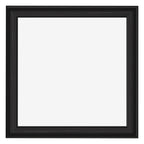 Photo Frame 20x20cm Black Woodgrain MDF Lazio Front | Yourdecoration.com