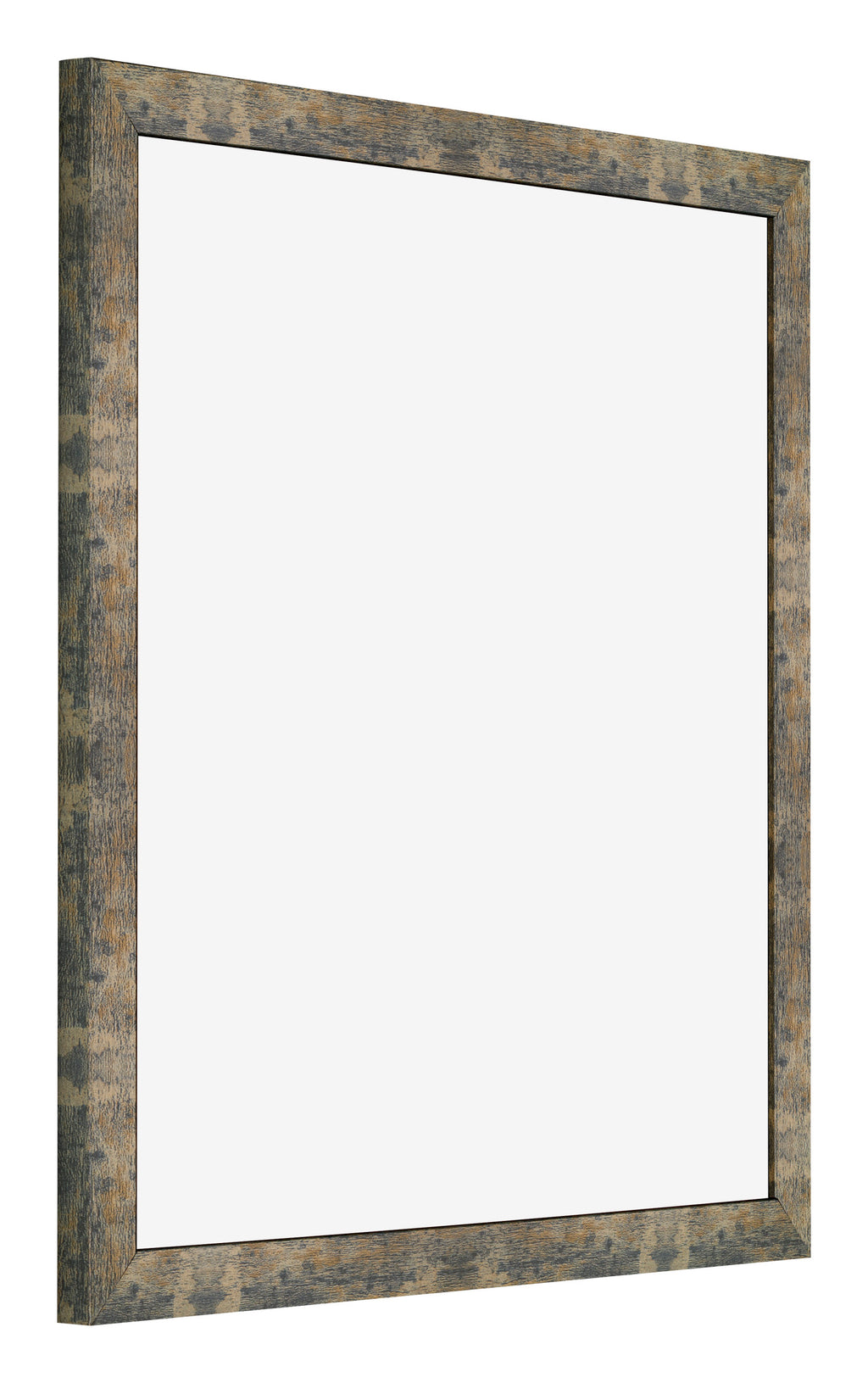 Photo Frame 20x20cm Blue Gold Melange MDF Bologna Front Oblique | Yourdecoration.com