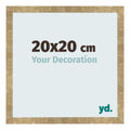 Photo Frame 20x20cm Gold Antique MDF Bologna Front Size | Yourdecoration.com