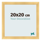 Photo Frame 20x20cm Gold Vintage MDF Pisa Front Size | Yourdecoration.com