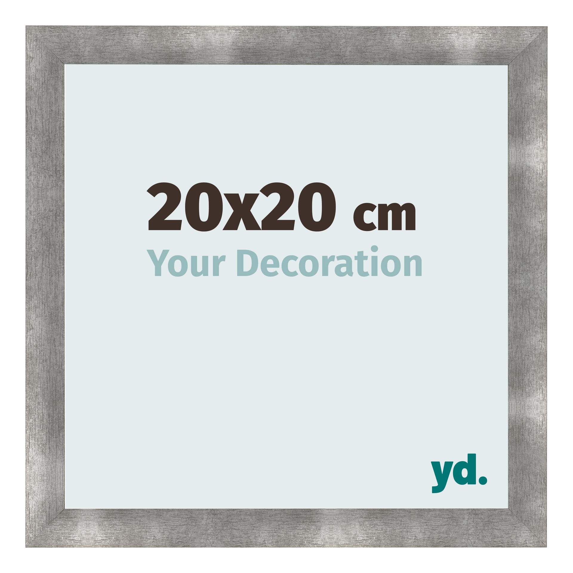 Photo Frame 20x20cm Metal Vintage MDF Pisa Front Size | Yourdecoration.com