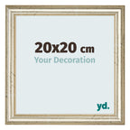 Photo Frame 20x20cm Metallic Gloss MDF Lazio Front Size | Yourdecoration.com