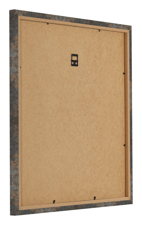 Photo Frame 20x20cm Oxidized Metal MDF Bologna Back Oblique | Yourdecoration.com