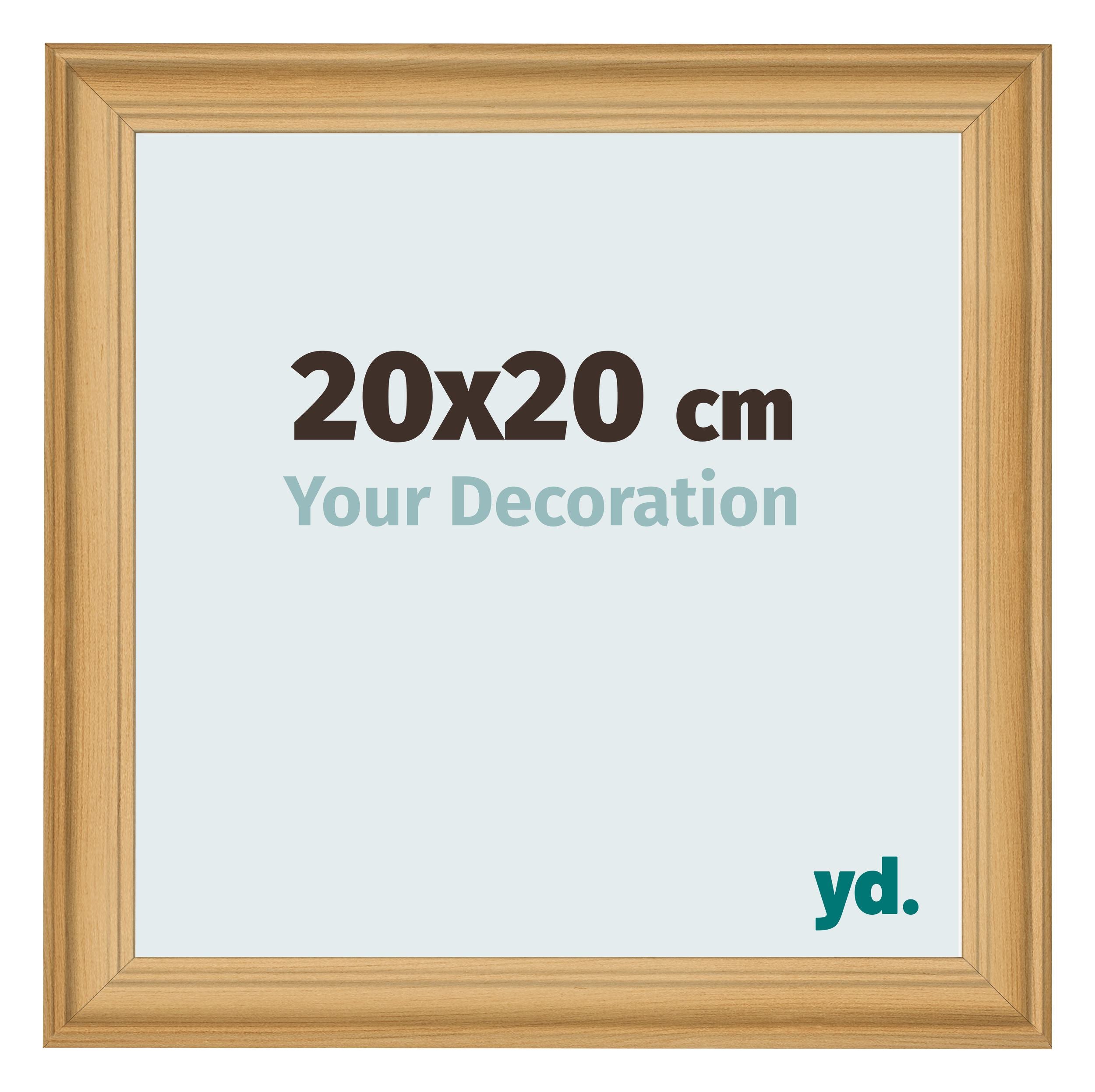 Photo Frame 20x20cm Pine Woodgrain MDF Lazio Front Size | Yourdecoration.com