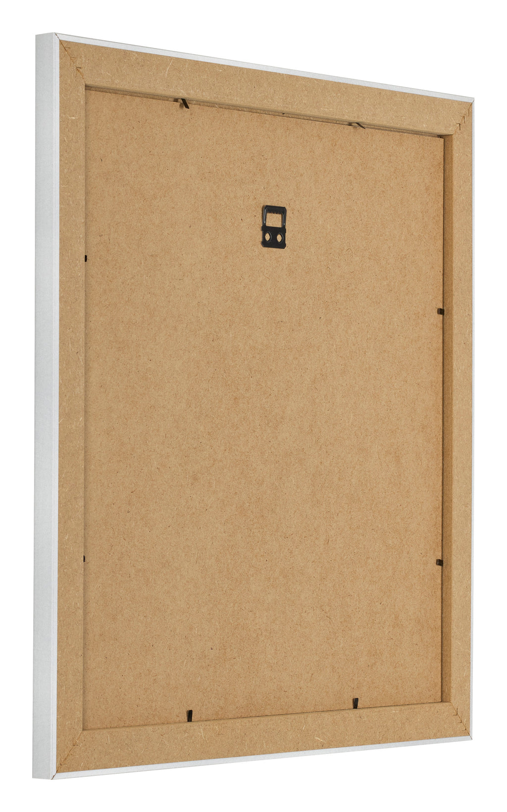 Photo Frame 20x20cm Silver Black Swept MDF Pisa Back Oblique | Yourdecoration.com