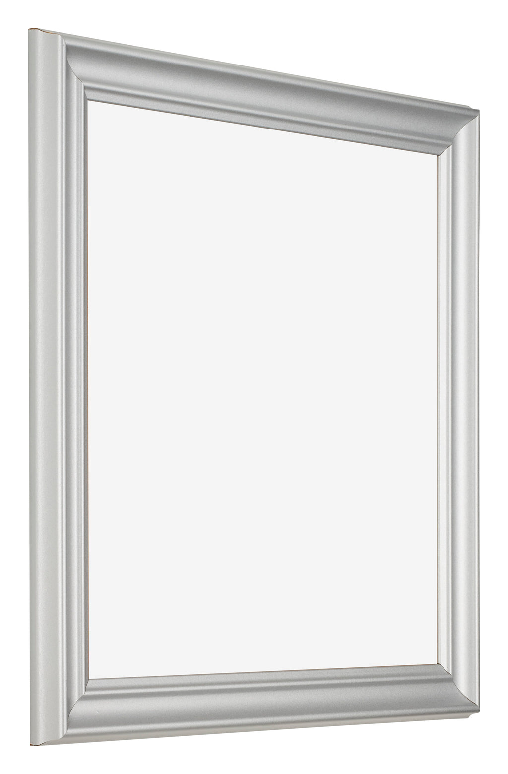 Photo Frame 20x20cm Silver Matte MDF Lazio Front Oblique | Yourdecoration.com