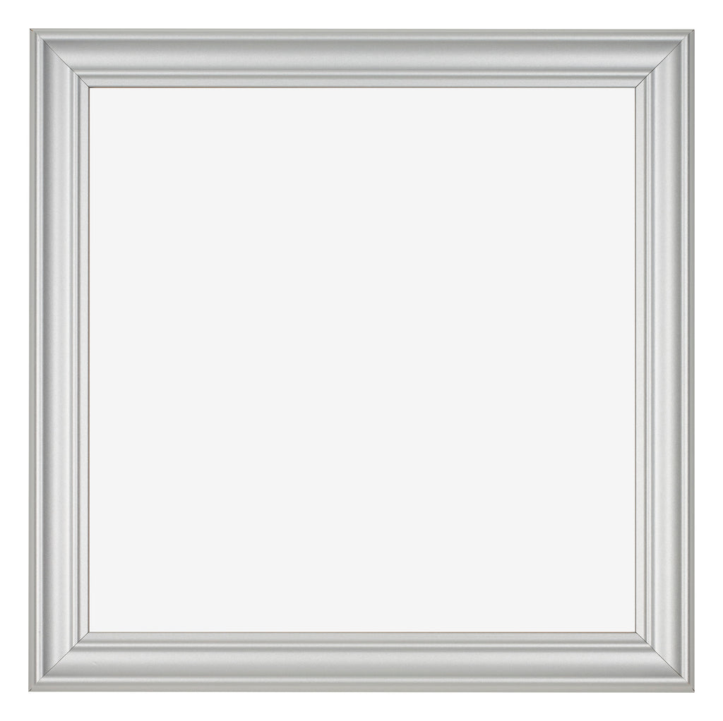 Photo Frame 20x20cm Silver Matte MDF Lazio Front | Yourdecoration.com