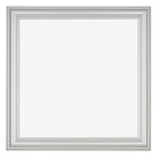 Photo Frame 20x20cm Silver Matte MDF Lazio Front | Yourdecoration.com