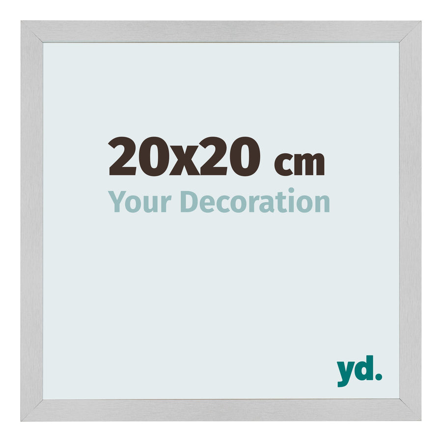 Photo Frame 20x20cm Stainless Steel MDF Bologna Front Size | Yourdecoration.com