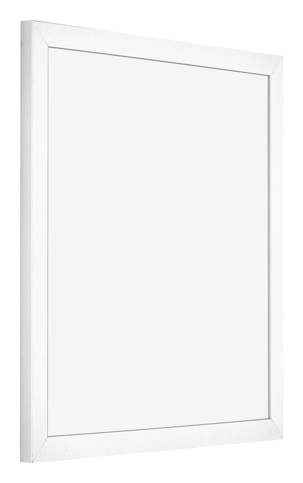 Photo Frame 20x20cm White Matte MDF Bologna Front Oblique | Yourdecoration.com