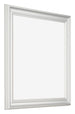 Photo Frame 20x20cm White Swept MDF Lazio Front Oblique | Yourdecoration.com
