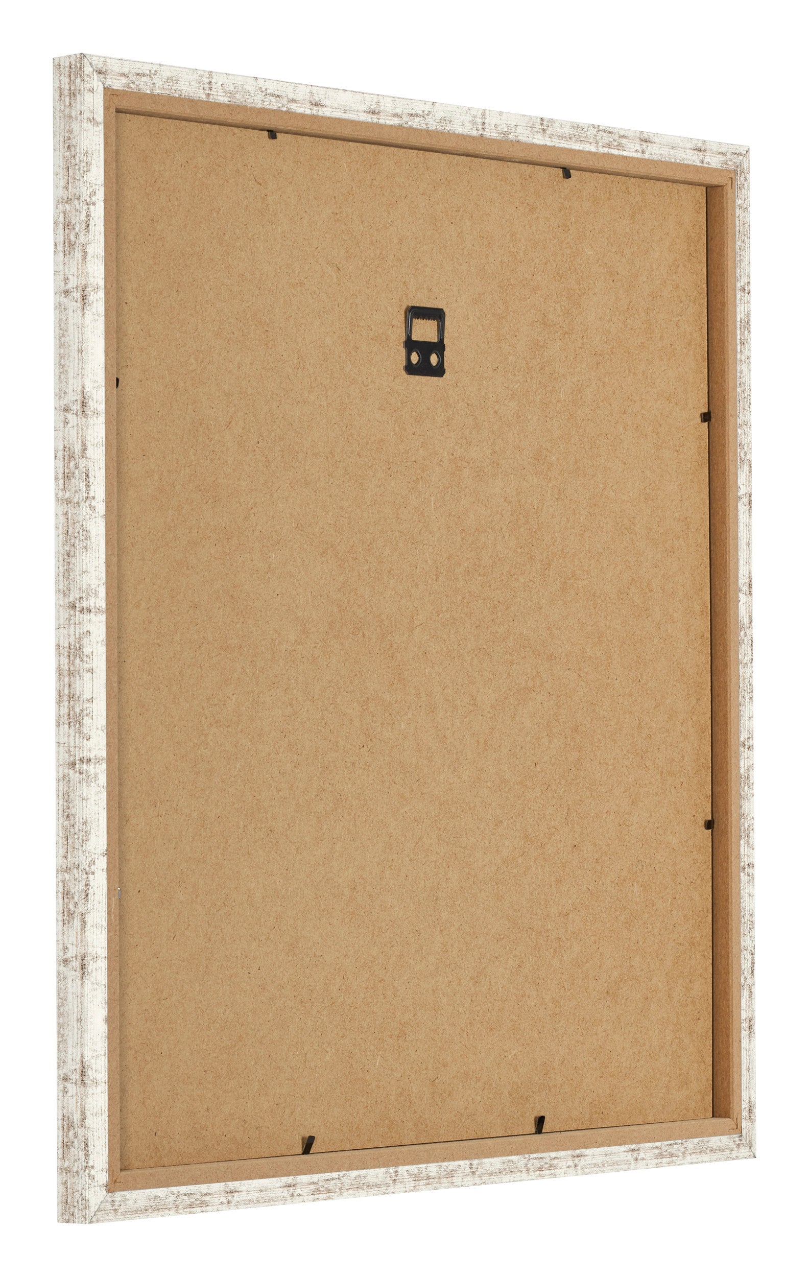 Photo Frame 20x20cm White Vintage MDF Bologna Back Oblique | Yourdecoration.com