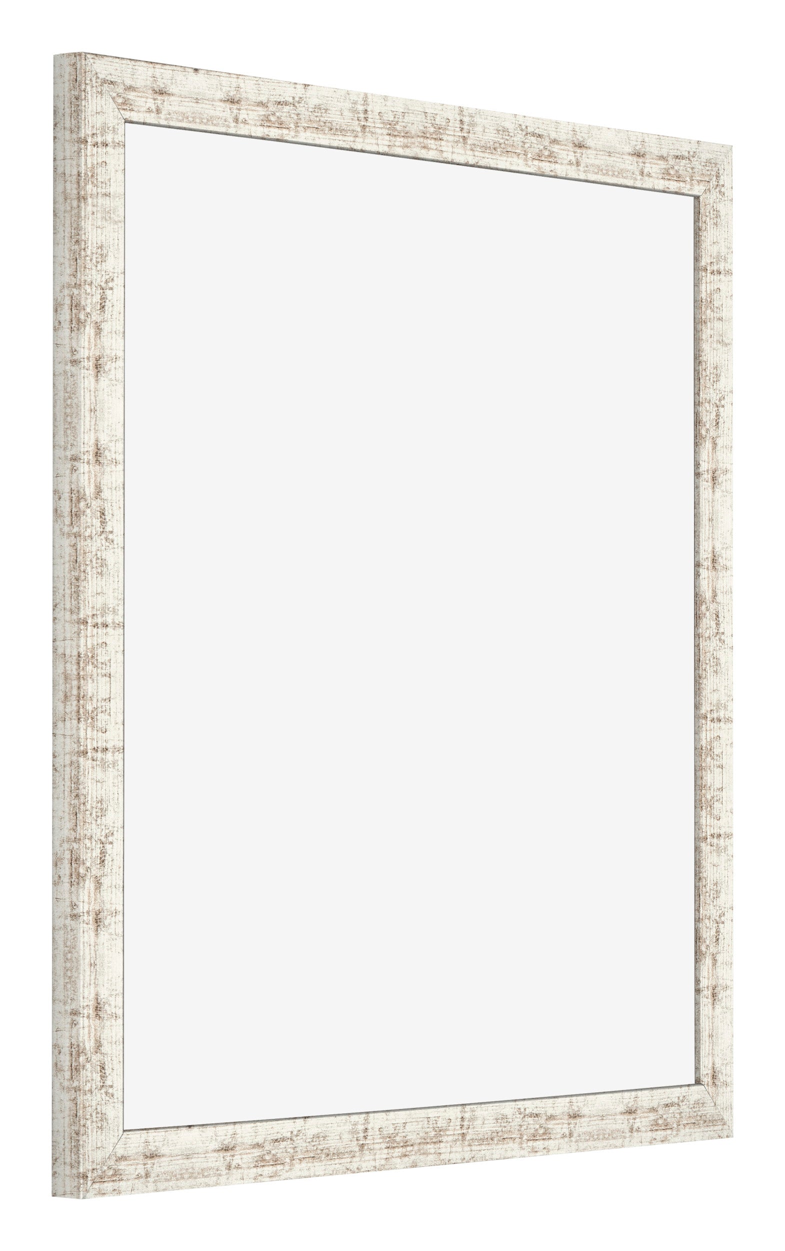 Photo Frame 20x20cm White Vintage MDF Bologna Front Oblique | Yourdecoration.com