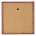 Photo Frame 20x20cm Wine Red Swept MDF Bologna Back | Yourdecoration.com