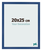 Photo Frame 20x25 cm Dark Blue MDF Bologna Front Size | Yourdecoration.com
