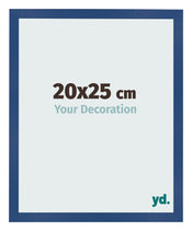 Photo Frame 20x25 cm Dark Blue MDF Bologna Front Size | Yourdecoration.com