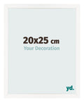 Photo Frame 20x25 cm White High Gloss MDF Bologna Front Size | Yourdecoration.com