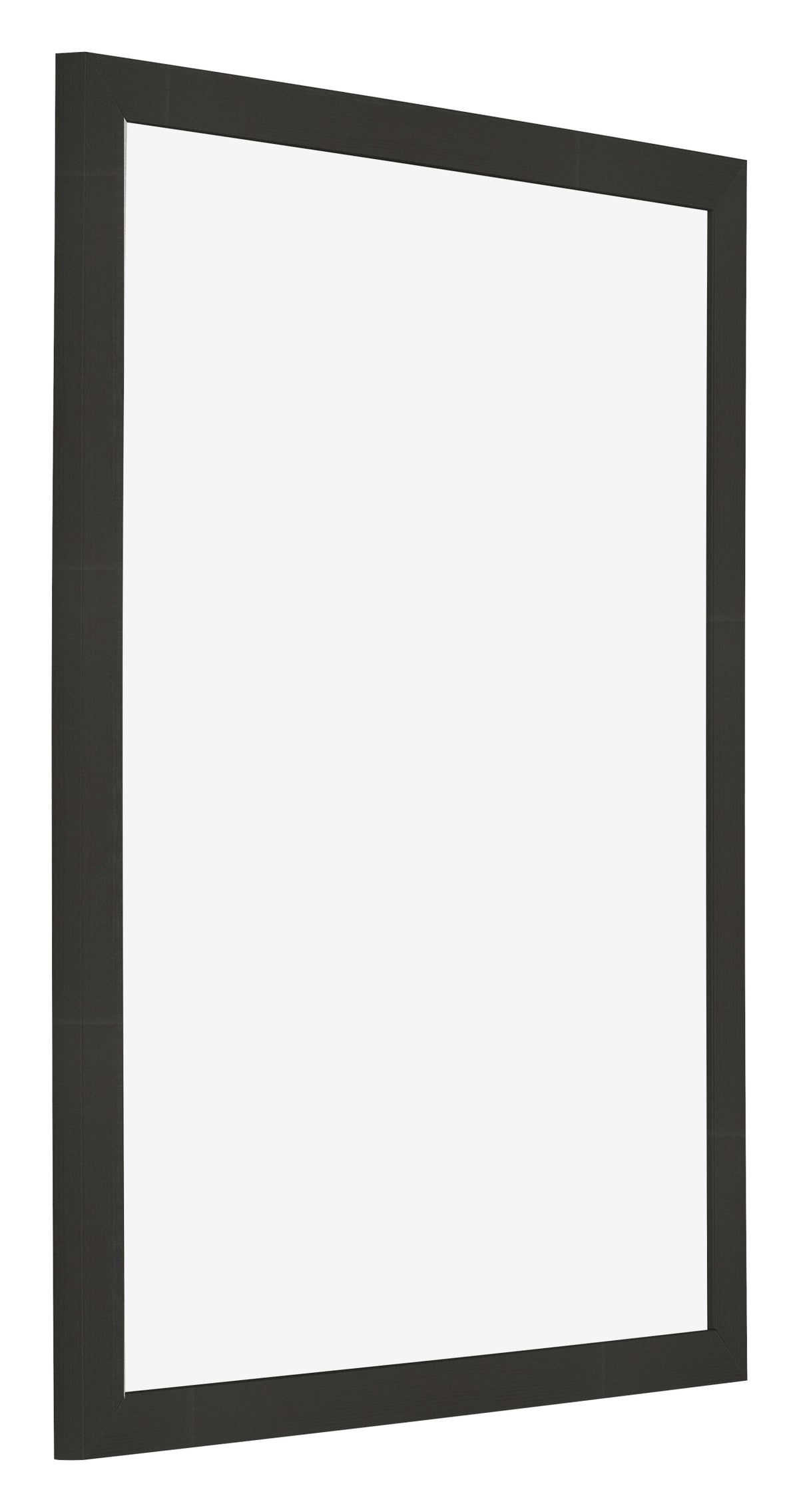 Photo Frame 20x25cm Black Woodgrain MDF Bologna Front Oblique | Yourdecoration.com