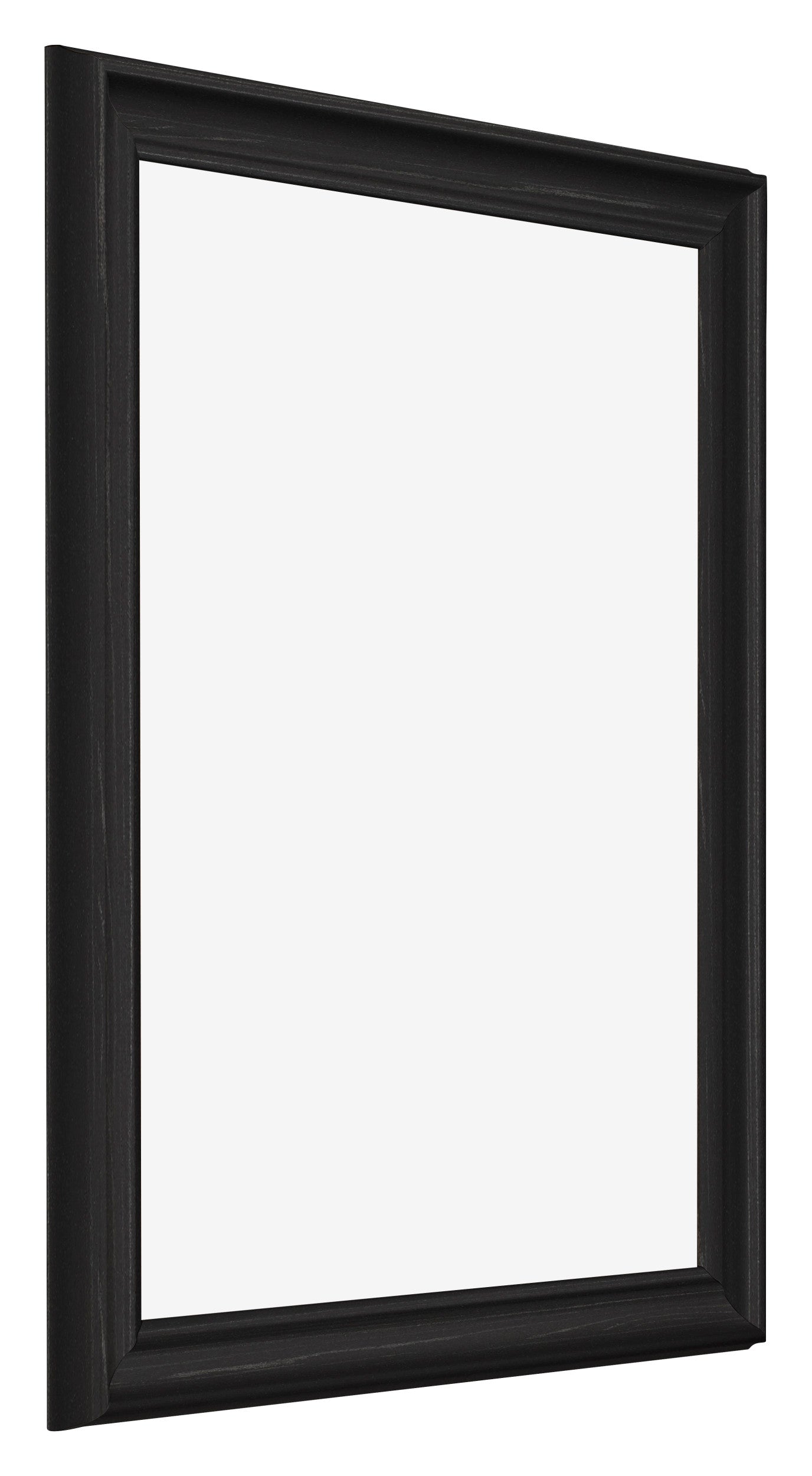 Photo Frame 20x25cm Black Woodgrain MDF Lazio Front Oblique | Yourdecoration.com