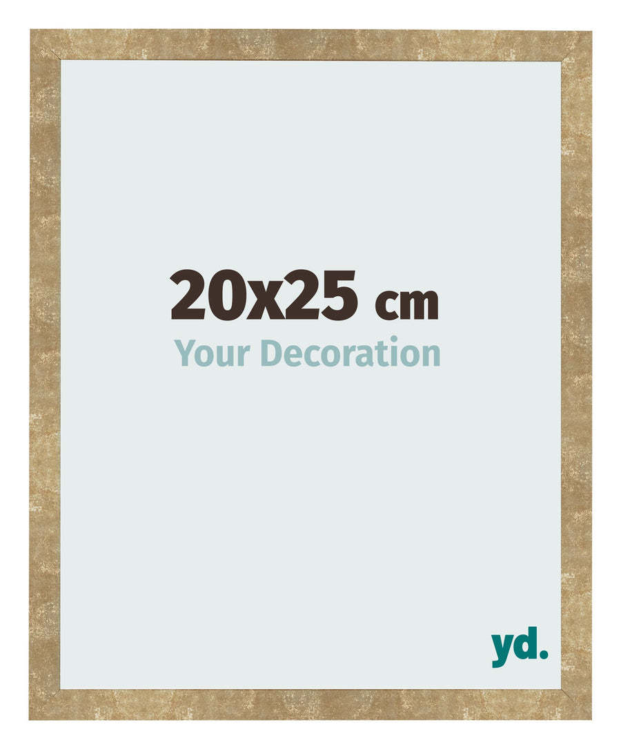 Photo Frame 20x25cm Gold Antique MDF Bologna Front Size | Yourdecoration.com