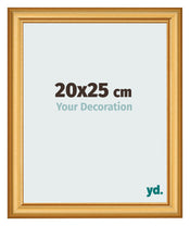 Photo Frame 20x25cm Gold Matte MDF Lazio Front Size | Yourdecoration.com
