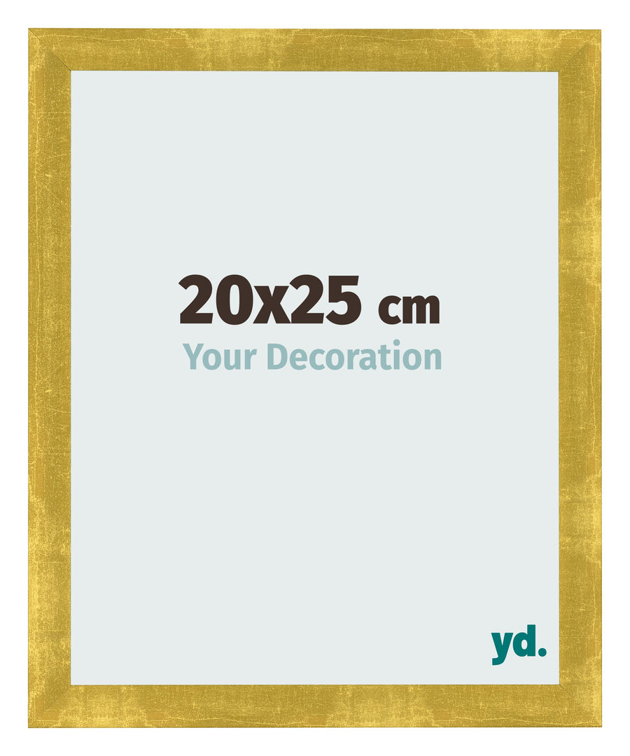 Photo Frame 20x25cm Gold Vintage MDF Pisa Front Size | Yourdecoration.com