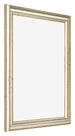 Photo Frame 20x25cm Metallic Gloss MDF Lazio Front Oblique | Yourdecoration.com