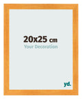 Photo Frame 20x25cm Orange MDF Pisa Front Size | Yourdecoration.com